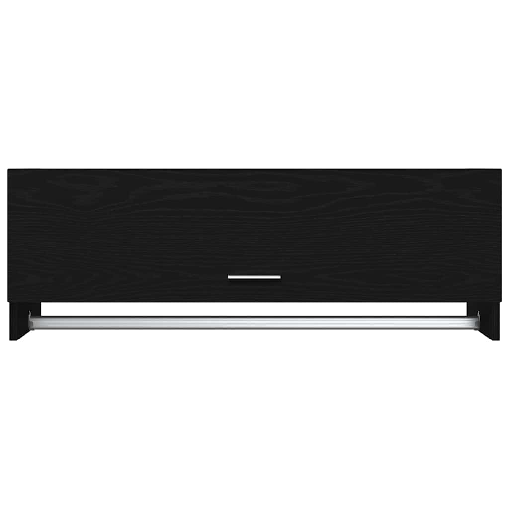 Guardaroba con porta Nero 100 x 32.5 x 35 cm Legno multistrato 862657
