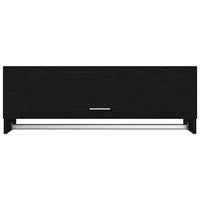 Guardaroba con porta Nero 100 x 32.5 x 35 cm Legno multistrato 862657