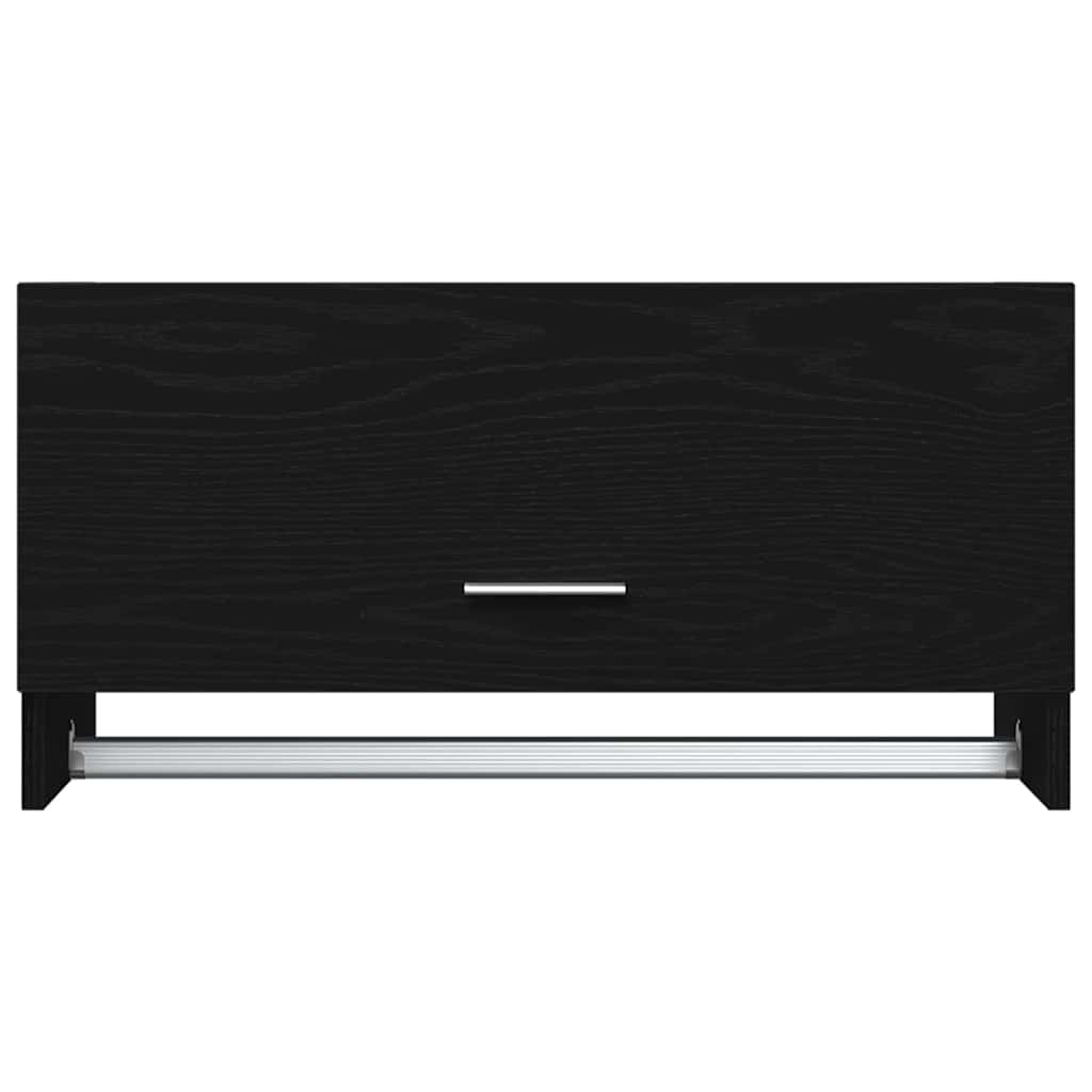 Guardaroba con porta Nero 70 x 32.5 x 35 cm Legno multistrato 862658