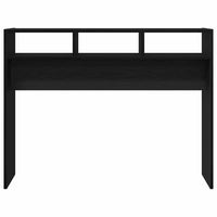 Tavolo consolle Rovere nero 105 x 30 x 80 cm Legno multistrato 862660