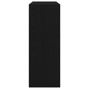 Tavolo consolle Rovere nero 105 x 30 x 80 cm Legno multistrato 862660