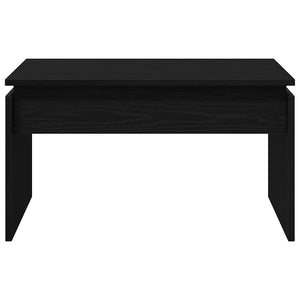 Tavolino da Salotto-Tavolino da soggiorno-Tavolo Rovere Nero 68 x 50 x 38 cm