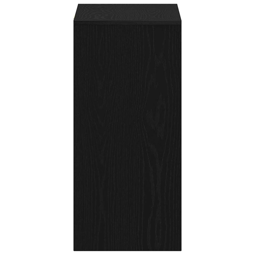 Scrivania Rovere Nero 102.5 x 35 x 75 cm Legno multistrato 862664