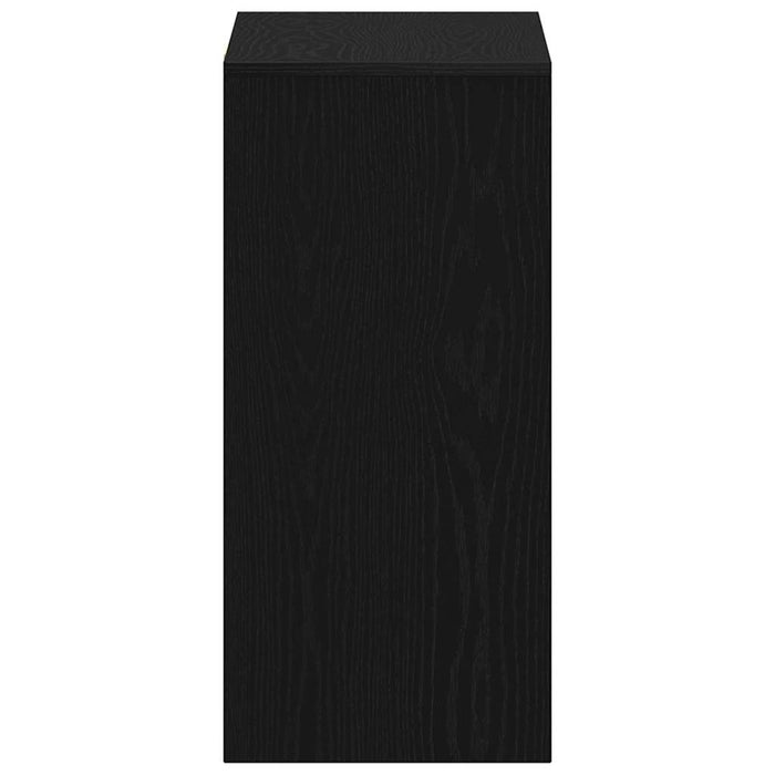 Scrivania Rovere Nero 102.5 x 35 x 75 cm Legno multistrato 862664