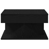 Tavolino da Salotto-Tavolino da soggiorno-Tavolo Rovere Nero 57 x 57 x 30 cm