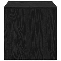 Tavolo Nesting 3 pcs Rovere nero 45 x 45 x 45 cm 862676