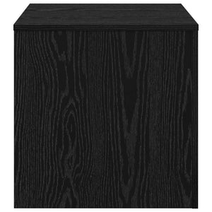 Tavolo Nesting 3 pcs Rovere nero 45 x 45 x 45 cm 862676