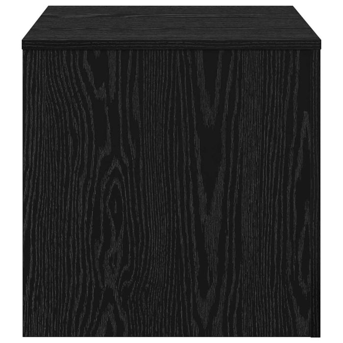 Tavolo Nesting 3 pcs Rovere nero 45 x 45 x 45 cm 862676
