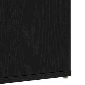 Scarpiera Rovere nero 60 x 35 x 70 cm Legno multistrato 862682