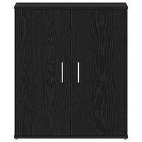 Scarpiera Rovere nero 60 x 35 x 70 cm Legno multistrato 862682