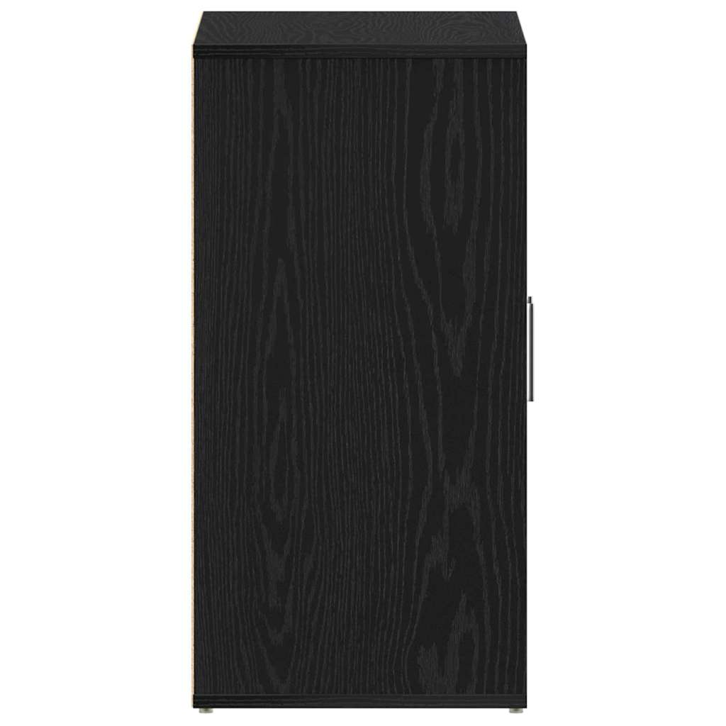 Scarpiera Rovere nero 60 x 35 x 70 cm Legno multistrato 862682