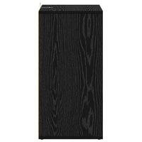 Scarpiera Rovere nero 60 x 35 x 70 cm Legno multistrato 862683
