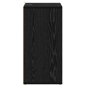 Scarpiera Rovere nero 60 x 35 x 70 cm Legno multistrato 862683