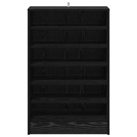 Scarpiera Rovere nero 60 x 35 x 92 cm Legno multistrato 862684