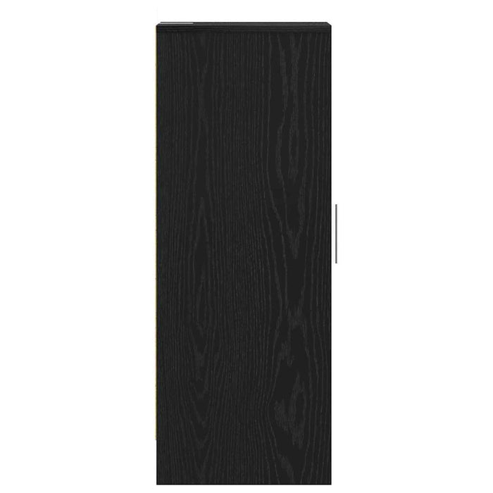 Scarpiera Rovere nero 32 x 35 x 92 cm Legno multistrato 862685