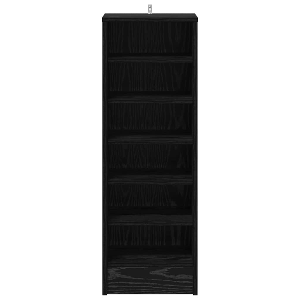 Scarpiera Rovere nero 32 x 35 x 90 cm Legno multistrato 862688