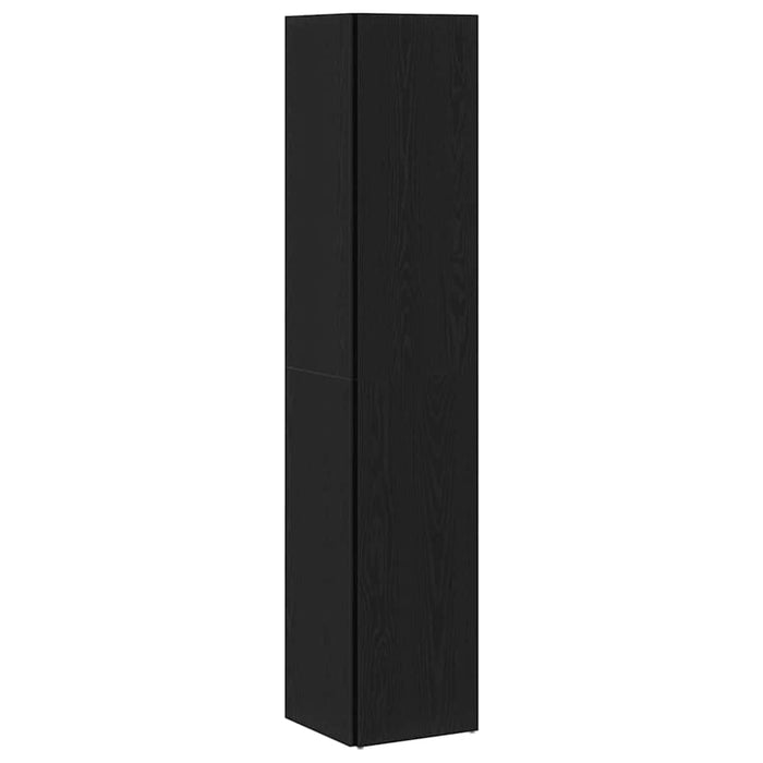 Mensole angolari Rovere nero 33 x 33 x 164.5 cm 862693