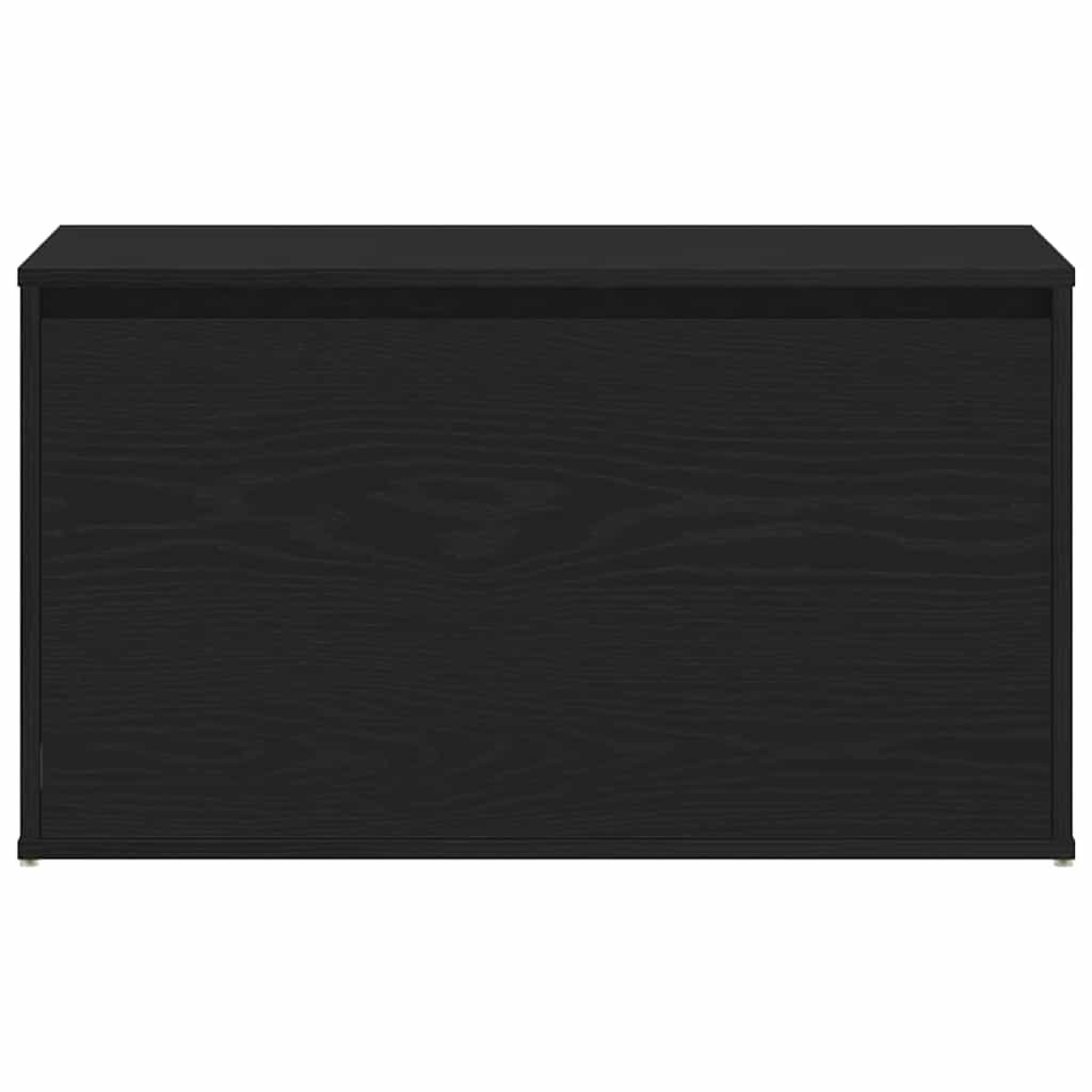 panchina con cassetto Nero 80 x 40 x 45 cm Legno multistrato 862701