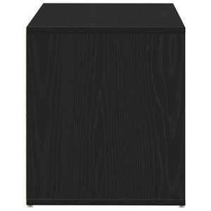 panchina con cassetto Nero 80 x 40 x 45 cm Legno multistrato 862701