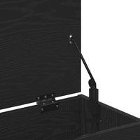 Panca per scarpe Rovere nero 60 x 30 x 45 cm Legno multistrato 862702