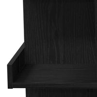 Tavolo da bar Rovere nero 100 x 48 x 101.5 cm Legno multistrato 862705