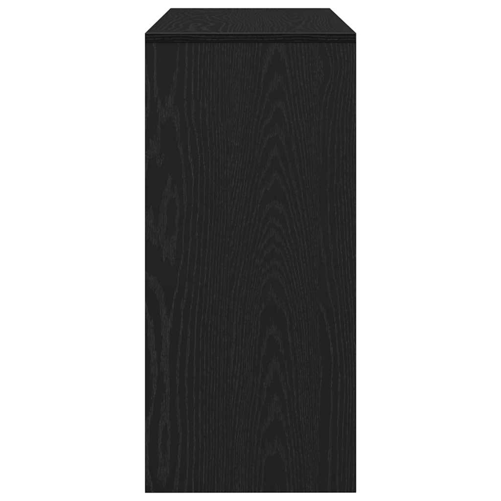 Tavolo consolle con cassetto Rovere nero 100 x 35 x 76.5 cm 862708