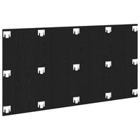 Testiera del letto con testiera Rovere Nero 160 x 1.5 x 80.5 cm 862736