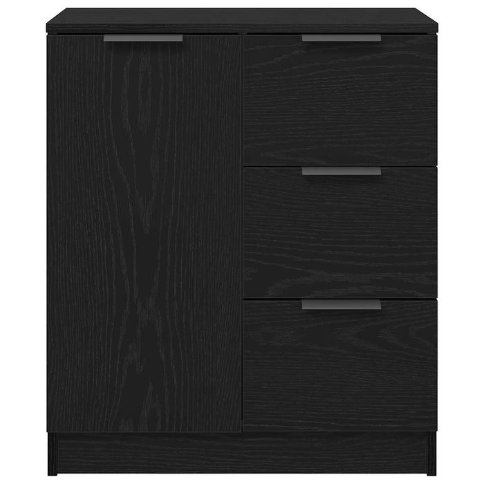 Credenza con cassetto Nero 60 x 30 x 70 cm Legno multistrato 862737