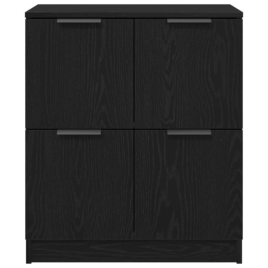 Credenza Nero 60 x 30 x 70 cm Legno multistrato 862739