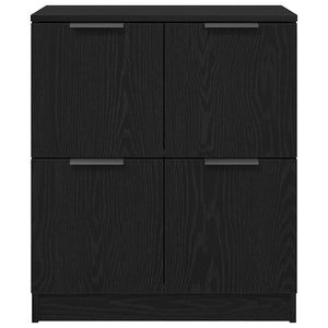 Credenza Nero 60 x 30 x 70 cm Legno multistrato 862739