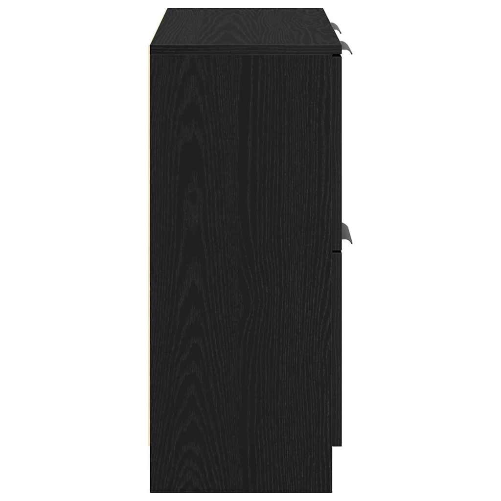 Credenza Nero 60 x 30 x 70 cm Legno multistrato 862739