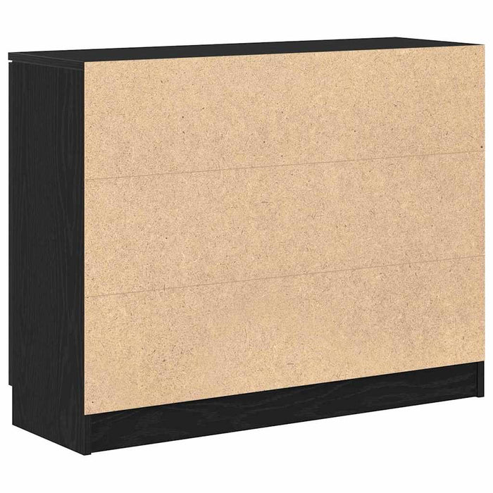 Credenza Nero 90.5 x 30 x 70 cm Legno multistrato 862740