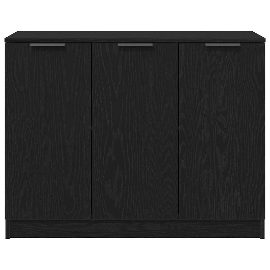 Credenza Nero 90.5 x 30 x 70 cm Legno multistrato 862740