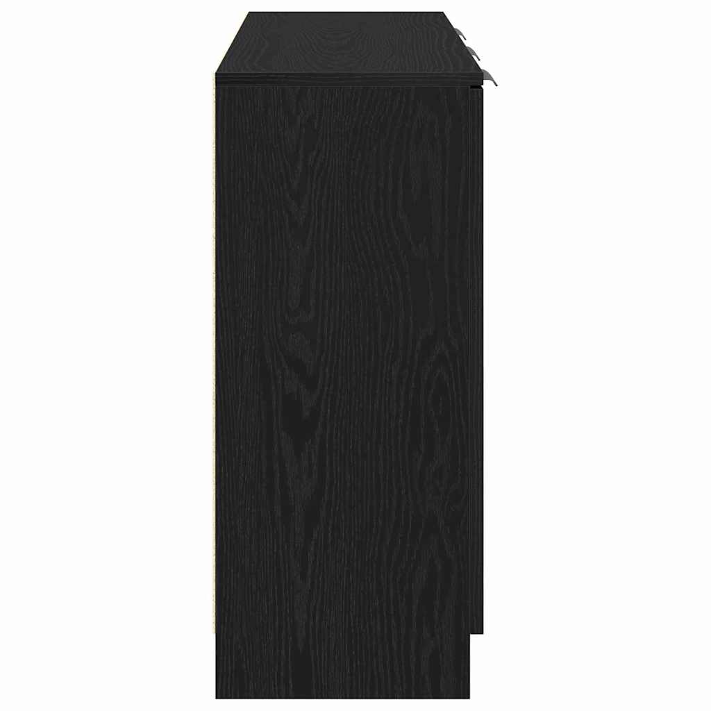 Credenza Nero 90.5 x 30 x 70 cm Legno multistrato 862740