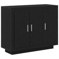 Credenza Nero 92 x 35 x 75 cm Legno multistrato 862750