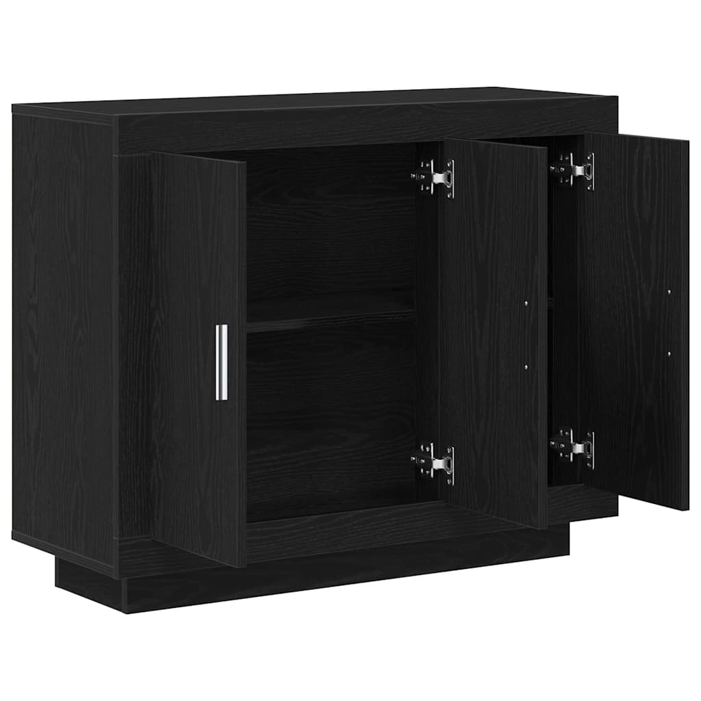 Credenza Nero 92 x 35 x 75 cm Legno multistrato 862750