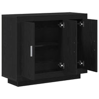 Credenza Nero 92 x 35 x 75 cm Legno multistrato 862750