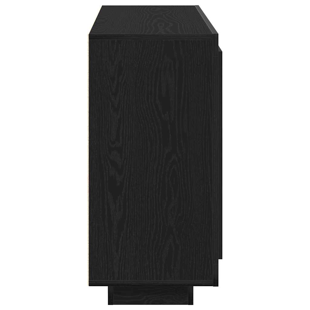 Credenza Nero 92 x 35 x 75 cm Legno multistrato 862750