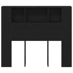 Testata del letto Rovere nero 120 x 19 x 104,5 cm 862757