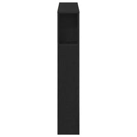 Testata del letto Rovere nero 140 x 19 x 104.5 cm 862758