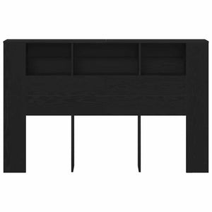 Testata del letto Rovere nero 160 x 19 x 104.5 cm 862759