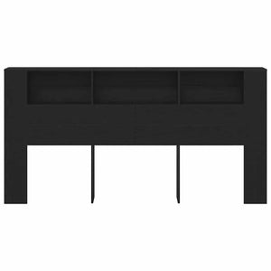 Testata del letto Rovere nero 200 x 18,5 x 104,5 cm 862760