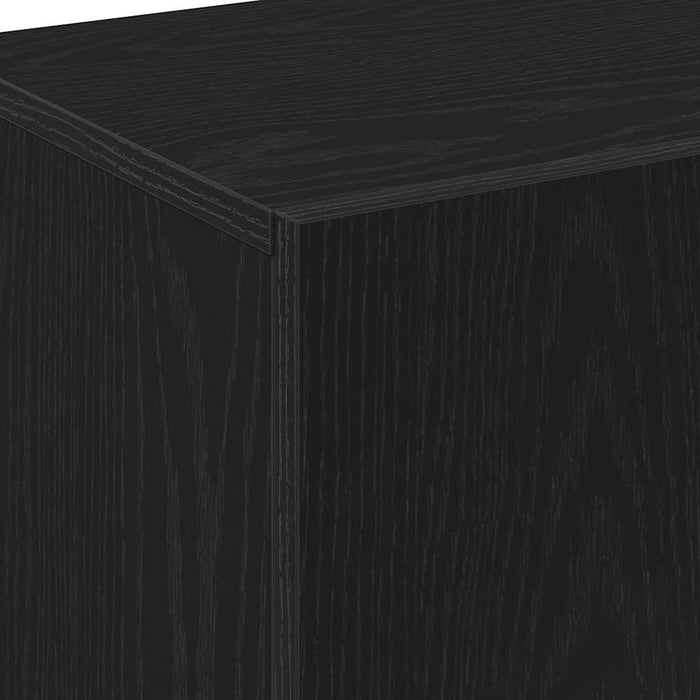 Credenza con cassetto Nero 70 x 31 x 115 cm Legno multistrato 862763