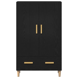 Credenza con cassetto Nero 70 x 31 x 115 cm Legno multistrato 862763