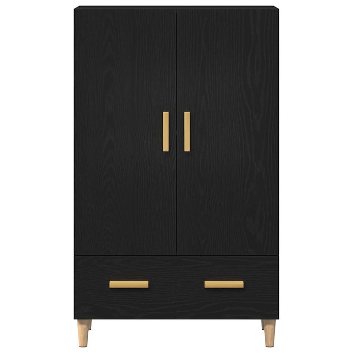 Credenza con cassetto Nero 70 x 31 x 115 cm Legno multistrato 862763