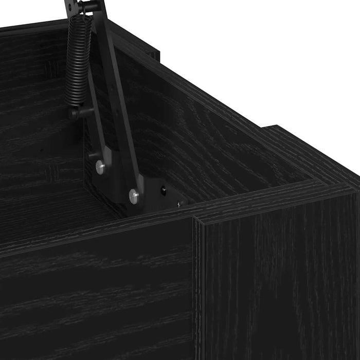 Tavolino da salotto Rovere nero 79 x 49 x 41 cm 862765