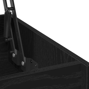 Tavolino da salotto Rovere Nero 80 x 50.5 x 41.5 cm 862766