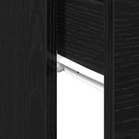 Tavolo consolle Rovere nero 90 x 36 x 75 cm Legno multistrato 862769