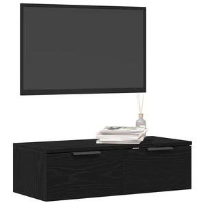 Armadietto a muro Rovere nero 68 x 30 x 20 cm Legno multistrato 862776