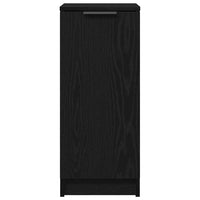 Mobile per scarpe con lo scaffale Rovere nero 29.5 x 35 x 70 cm 862778